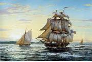 unknow artist, Seascape, boats, ships and warships. 65